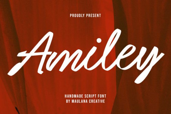 Amiley: A Handwritten Script Font for Web Design