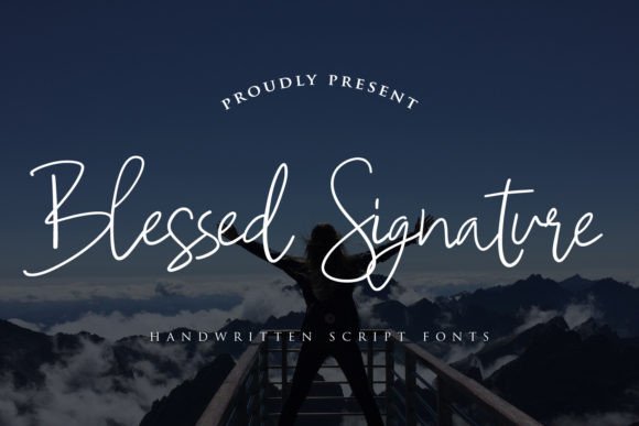 Blessed Signature Font for Elegant Branding