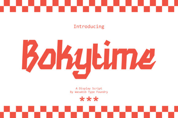 Bokytime: A Premium Script Font for Elegant Branding