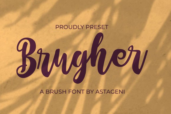 Brugher Font: Stylish Handwritten Script