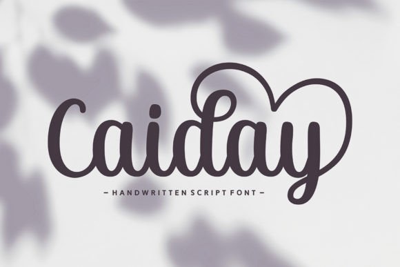 Caiday: A Handwritten Font for Business Branding