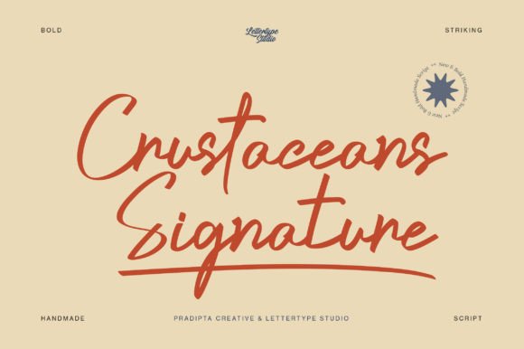 Crustaceans Signature Font Review