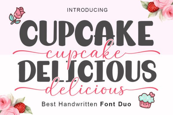 Cupcake Delicious Duo Font