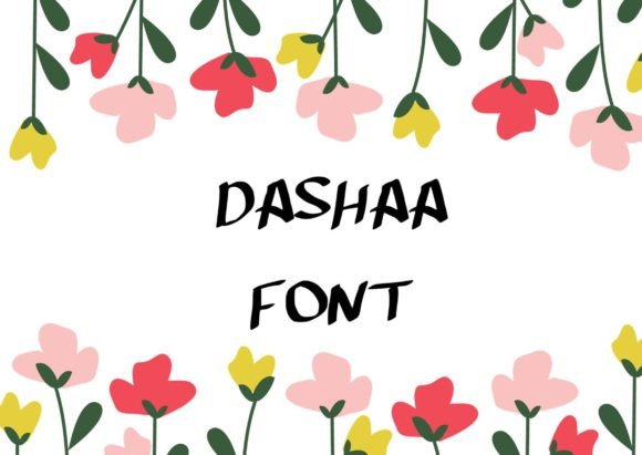 Dashaa Font for Handmade Creations