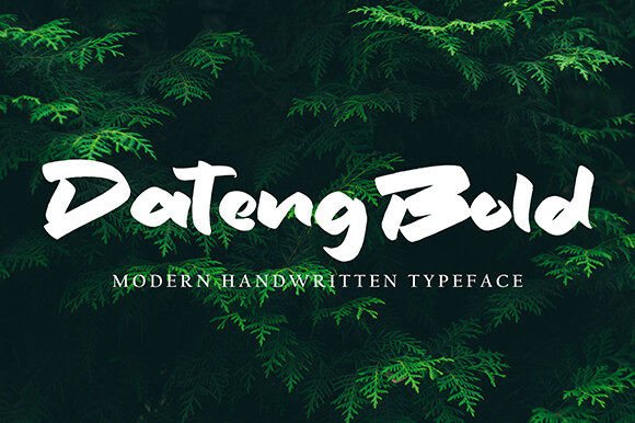 Dateng Bold: A Stylish Font for Business Branding