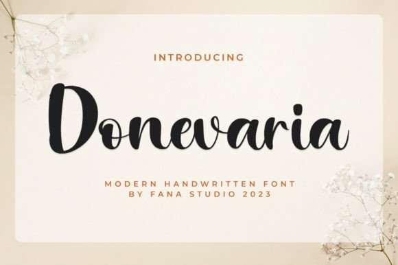 Donevaria: A Font for Bold Branding