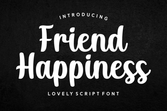Friend Happiness Font Review