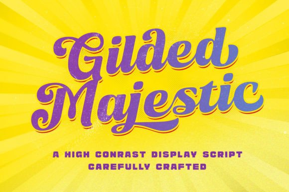 Gilded Majestic Font for Bold Branding