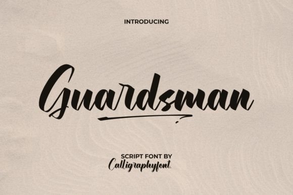 Guardsman Font: A Classy Script for Elegant Design