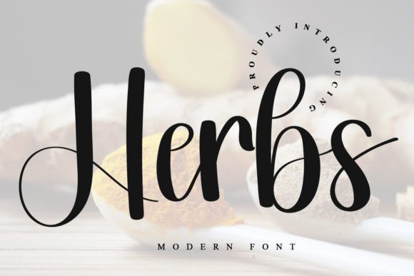 Herbs Font for Elegant Branding