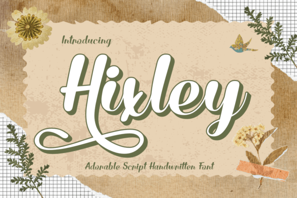 Hixley Font for Handmade Creations