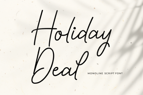 Holiday Deal Font Review