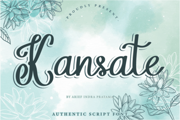 Kansate: A Script Font for Digital Design