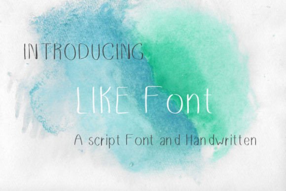 Like Font for Creative Projects