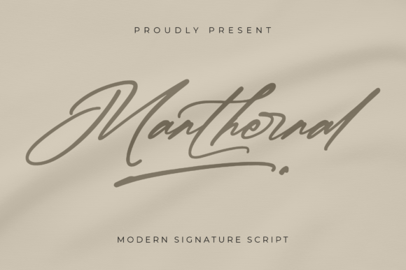 Manthernal: A Font for Business Elegance
