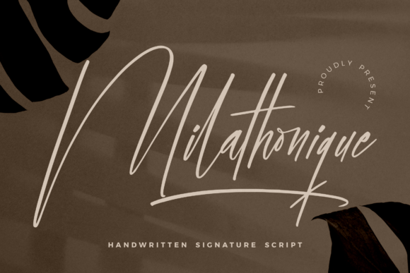 Milathonique – Handwritten Font for Business