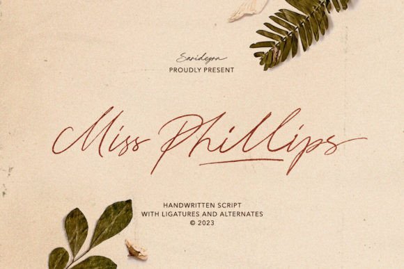 Miss Phillips Font Review