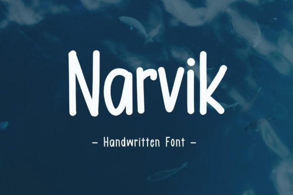 Narvik Font: Handwritten Elegance for Editorial Design