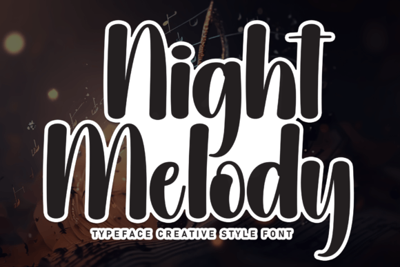 Night Melody Font for Creative Projects