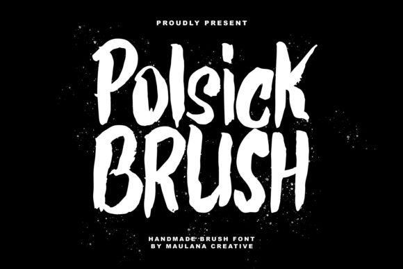 Polsick Brush Font for Business Branding