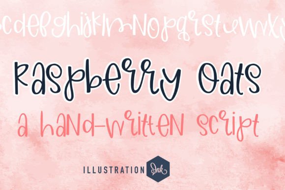 Raspberry Oats Font