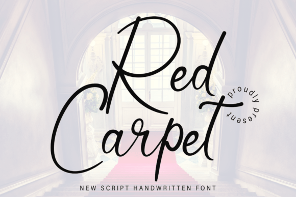 Red Carpet Font for Elegant Design