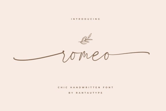 Romeo Handwritten Font for Stylish Campaigns
