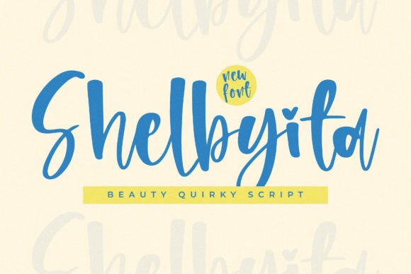 Shelbyita – Creative Script Font