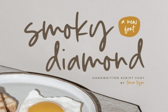 Smoky Diamond Font for Creative Makers