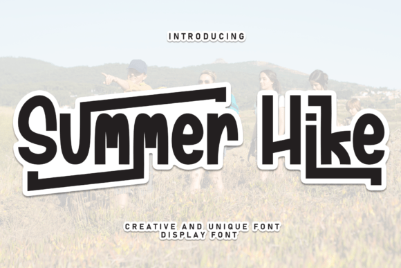 Summer Hike Font for Elegant Design