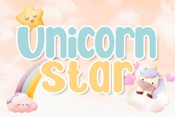 Unicorn Star Font for Creative Brands