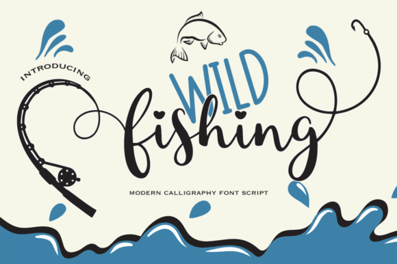 Wild Fishing Font for Creative Makers
