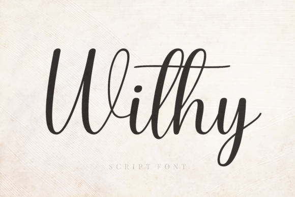 Withy Font: Romantic Script for Digital Design